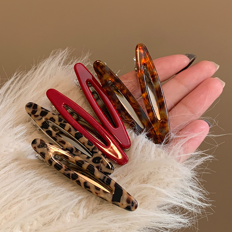 复古韩系醋酸镂空椭圆