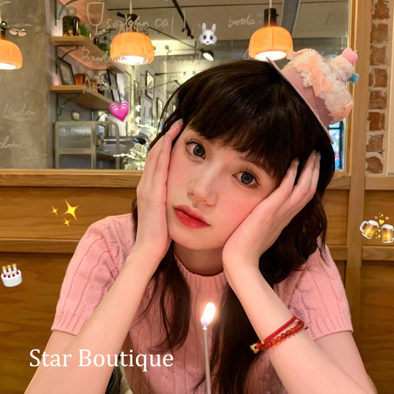 日系可爱粉色生日蛋糕帽子发夹少女十八岁氛围感拍照道具发卡头饰,饰品/流行首饰/时尚饰品新,发饰,淘宝优惠券,粉丝福利购,淘宝优惠卷