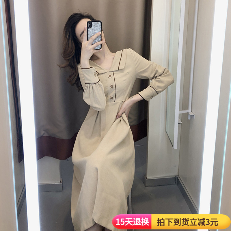 初秋2019年新款成熟女装轻熟风气质女神范衣服抖音同款裙子秋冬季假一赔三