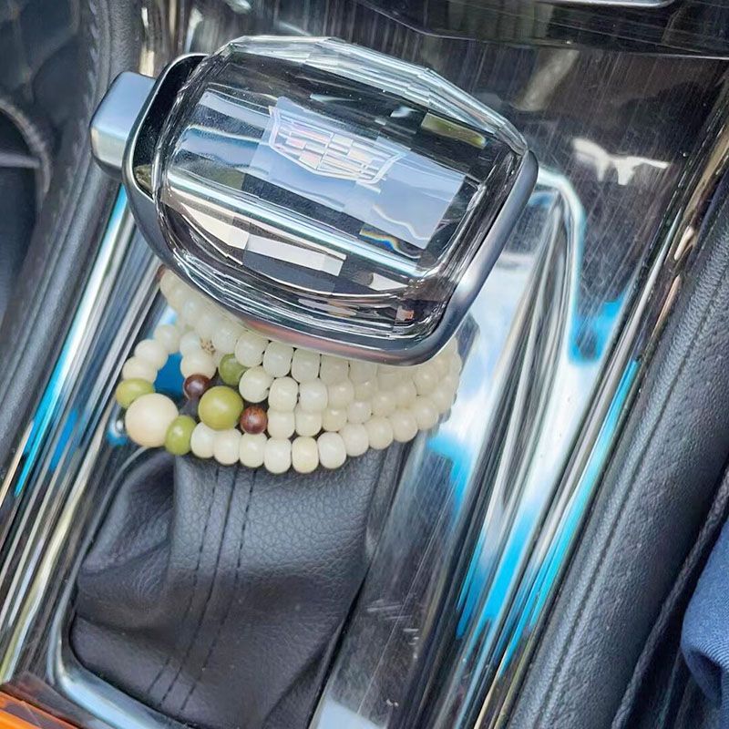 适用凯迪拉克CT5CT6XT4XT5XT6别克GL8等改装水晶档把挡杆套排档套