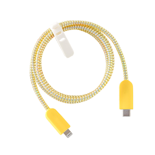 适用于小雪糕数据线保护套安卓苹果16充电线华为oppo小米vivo/15pro手机线40w防折断平板ipad线快充头66w/88w