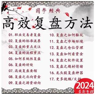 炒股复盘复盘神器工具情绪周期盘口热点集合竞价龙虎榜游资战法