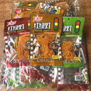 海之军 红绿灯辣条30包麻辣条 调味面制品 麻辣丝 儿时怀旧零食品