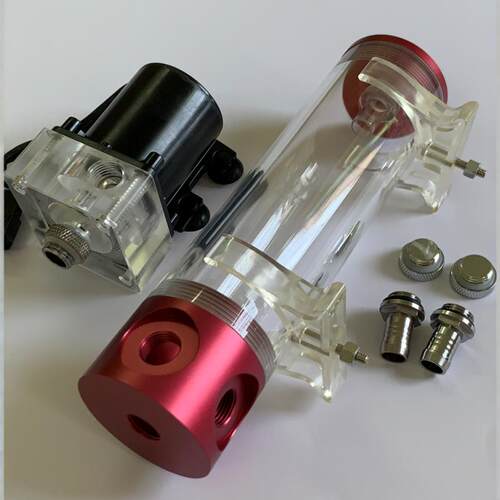 电脑水冷水泵水箱一体水冷电车电摩散热器水泵12V无刷静音大流量 - 封面