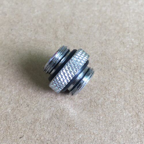 电脑水冷对丝水排水箱水泵连接360度可旋转对接对丝接头 2分螺纹