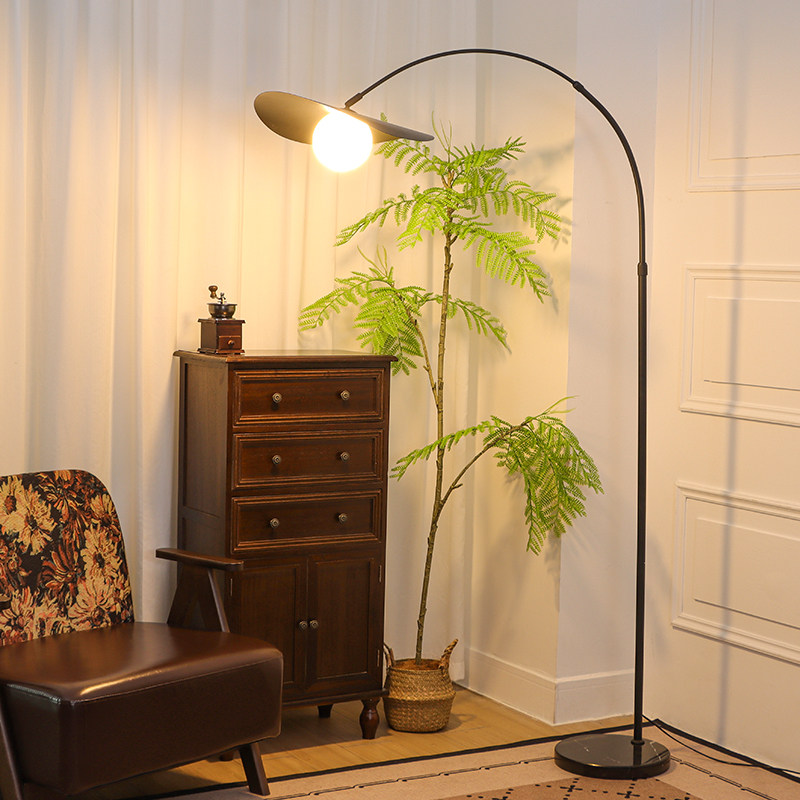 意式轻奢客厅装饰钓鱼落地灯北欧后现代简约卧室书房艺术台灯摆件