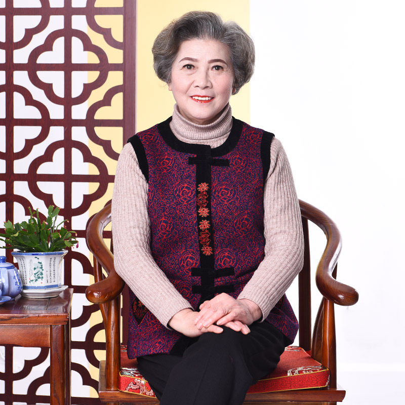 春装外套马甲中老年女妈妈装