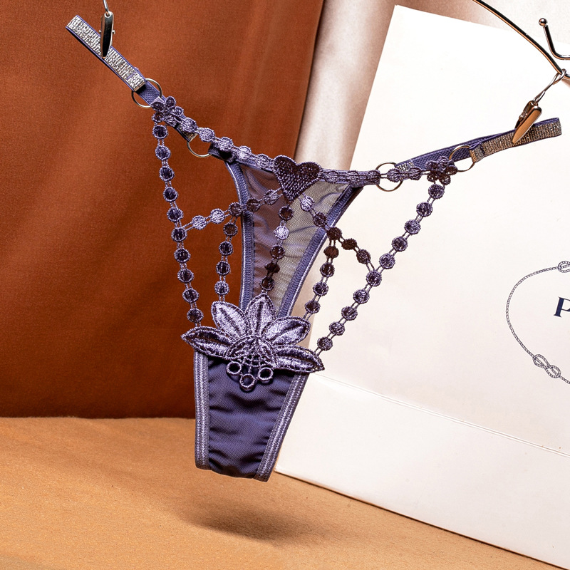 欧美tback高阶性感杀镂空丁字裤女高开叉闪亮细带诱惑低腰T型内裤