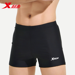 男士 泡温泉短裤 平角游泳裤 成人专业泳装 特步泳裤 男生游泳套装 男款