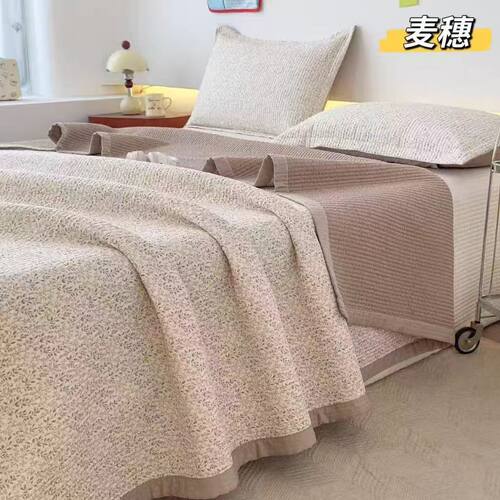 230 250双面天丝床盖酵素砂洗两面可用夹棉加厚莫代尔床单家用