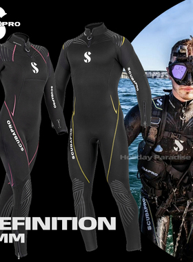 HP美国Scubapro Definition 3mm潜水服专业水肺湿衣冲浪连体保暖