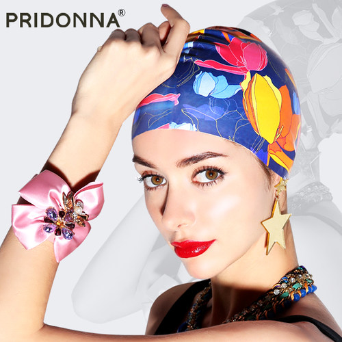 谱多娜新款女士长发舒适成人泳帽