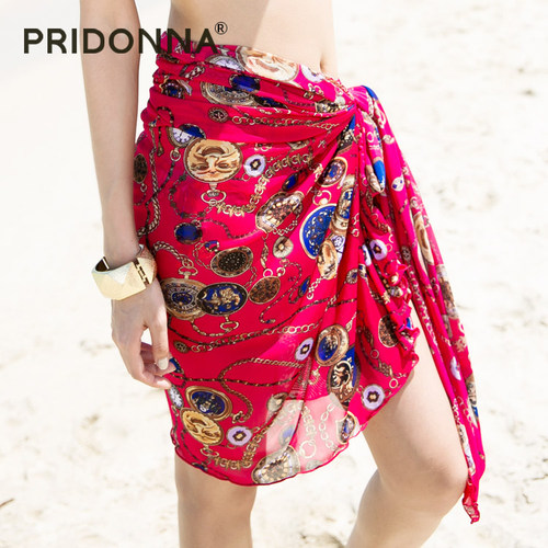 新款谱多娜泳衣披纱温泉搭配方巾