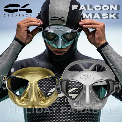 C4自由潜水面镜低容积低水阻防雾