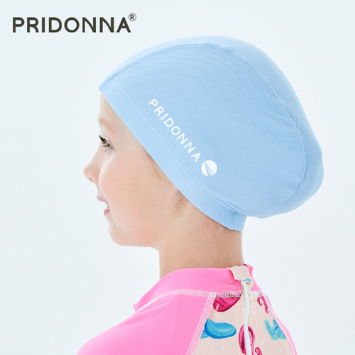 PRIDONNA儿童泳帽布质舒适不勒头