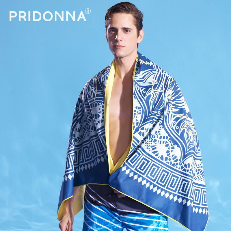 速干浴巾男士吸水轻薄便携不沾沙