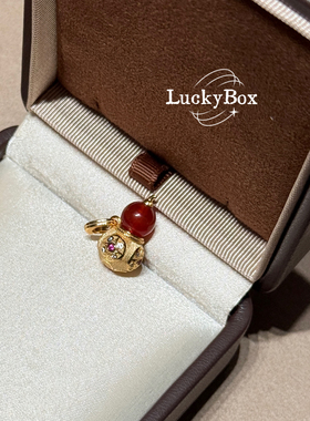 「以葫载禄」天然虎眼石红玛瑙拉丝葫芦福禄万能扣吊坠项链新中式