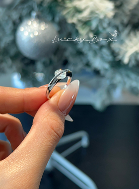 「宇宙恒星」可转动锆石星球环绕闪钻戒指转运轻奢灵动高级感指环