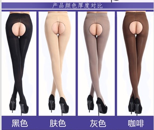 秋冬款加厚免脱开档丝袜内加绒防勾丝连裤袜子女天鹅绒性感打底裤