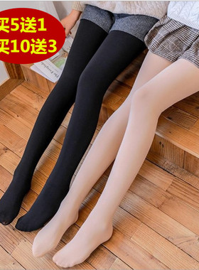 丝袜女夏薄款春秋季天鹅绒防勾丝加大码120D中厚显瘦踩脚蹬连裤袜