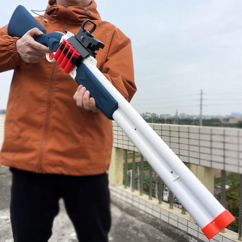 双管抛壳S686散弹枪儿童男孩软弹枪喷子霰弹来福发射器玩具枪模型