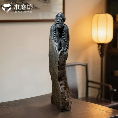 水磨坊创意装饰达摩桌面摆件