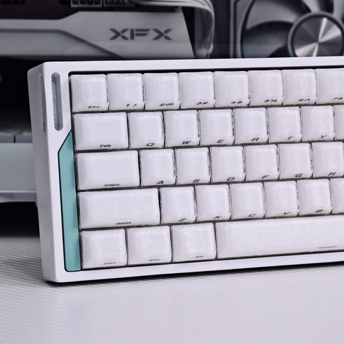 碳纤维纹理水晶键帽pc