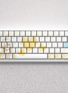 文绍桐崎千棘键帽伪恋主题键帽原厂高度PBT适配60 65 68配列键盘
