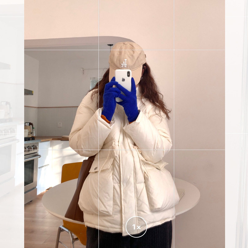 DI韩版收腰新款女装加厚羽绒服
