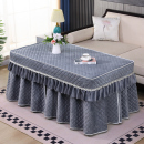 新款 烤火罩加绒加厚长方形电炉罩夹棉电茶几罩套电暖炉罩取暖桌套