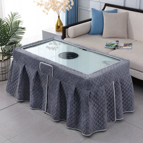 新款电烤炉长方形烤火罩桌罩桌面办公室茶几桌布保暖加厚棉罩套子