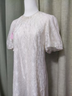 知恩GCCG正品夏季泡泡袖仙女风宽松盘扣圆领国风新中式连衣裙7117