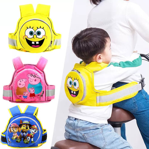 电动车儿童安全背带防摔神器