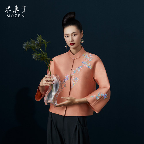 木真了中式女外套2026新品短上衣