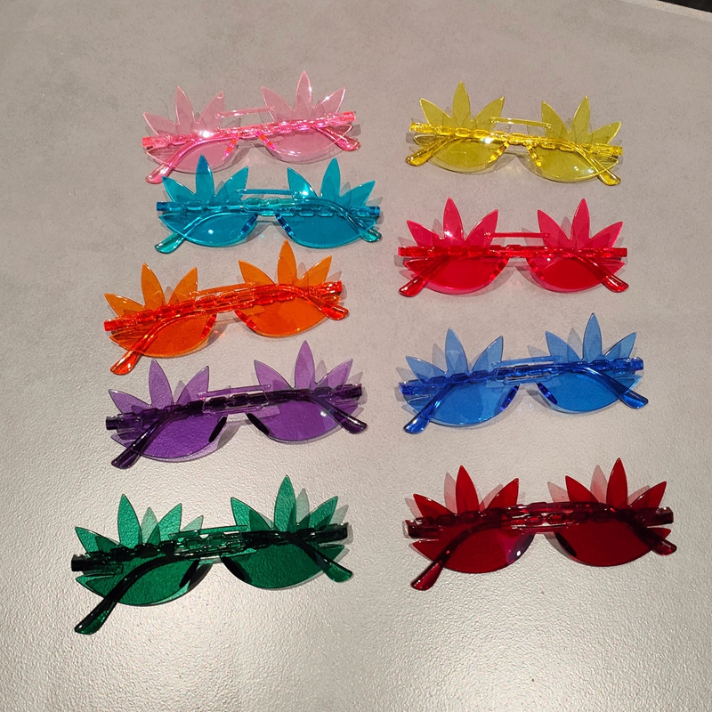 搞怪眼镜一体镜片酒吧派对狂欢节日彩色墨镜沙滩遮阳时尚眼镜男女