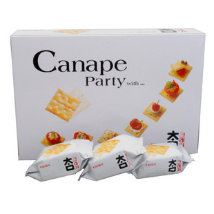 韩国食品 CROWN克丽安饼干 太口原味苏打咸饼干280g