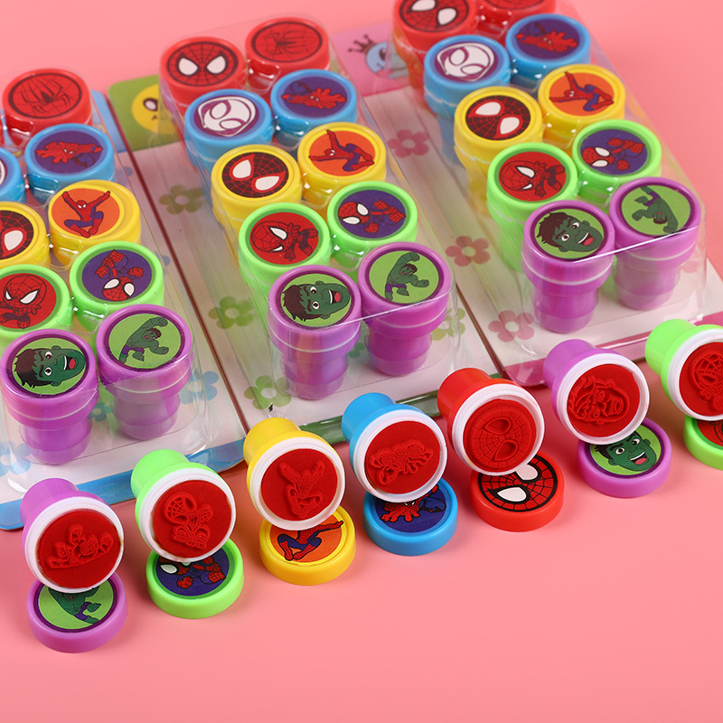 儿童奖励印章卡通小玩具蜘蛛侠