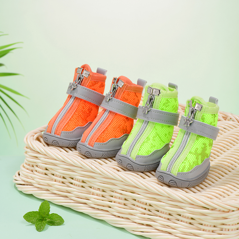 佳美樂寵物狗鞋春夏季涼網鞋透氣