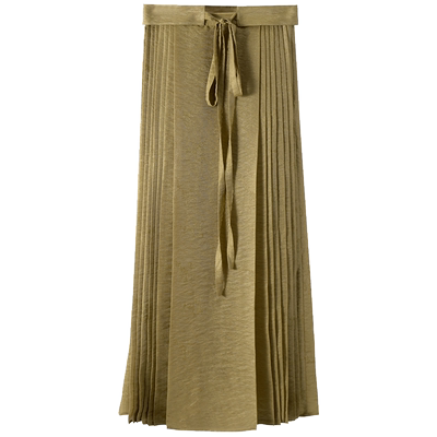 固执新中式百褶长款改良马面裙