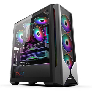 航嘉GX680H 电脑机箱支持360水冷游戏机箱钢化玻璃侧透680X X台式