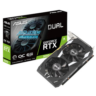 华硕DUAL-RTX3050-O6G  台式电脑游戏独立显卡 三接口DVI+DP+HDMI