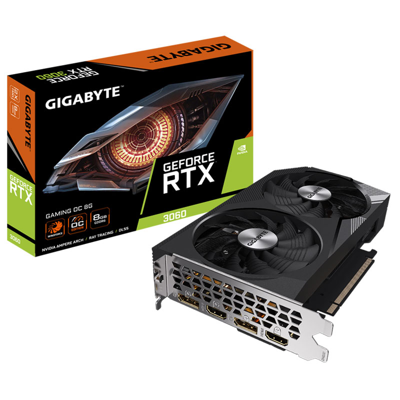 技嘉3060DDR6魔鹰全新双风扇