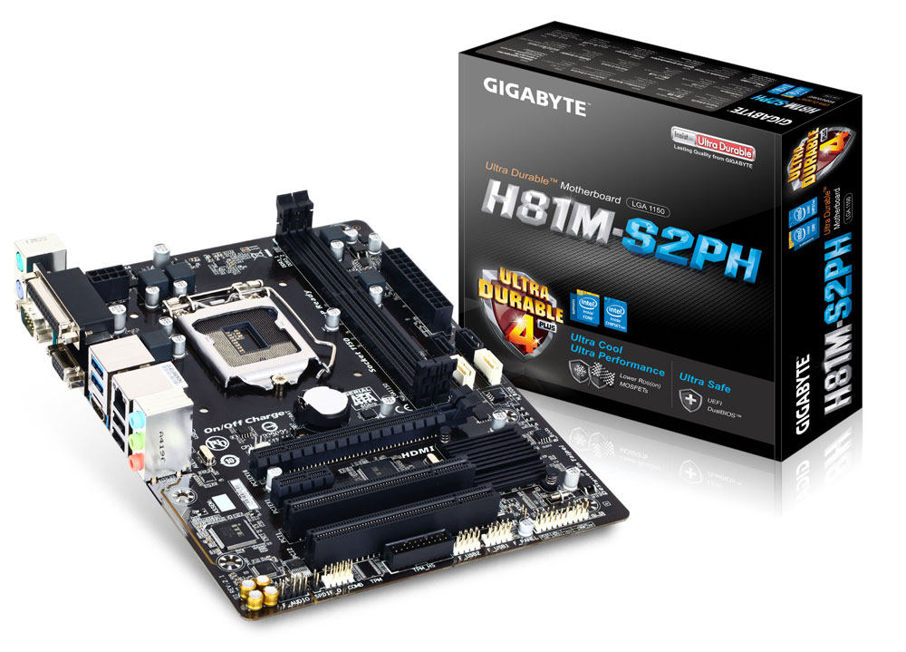 技嘉H81M-S2PH 主板带HDMI 接口带lpt/com接口 的主板图片
