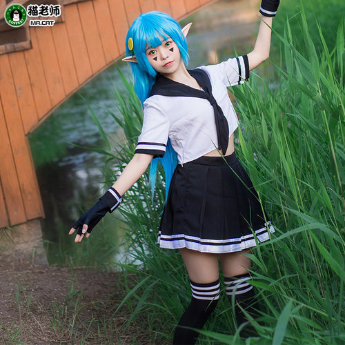 猫老师凹凸安莉洁世界柠檬水手服
