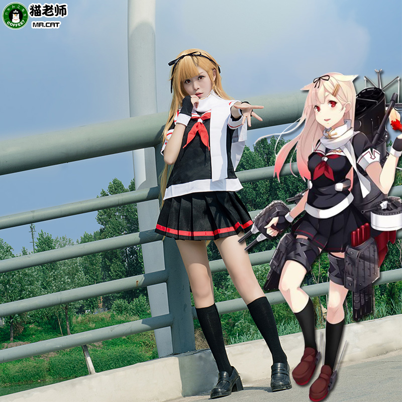 猫老师动漫舰娘水手服