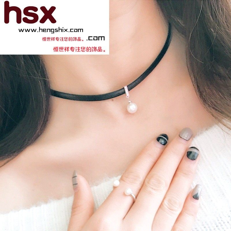 925 Silver necklace female Japan and South Korea Sweet crystal Versatile clavicle Pearl Necklace multi-storey Pendantin the Accessories/Fashion Jewelry, Necklace  category - from Buy2taobao.com to provide professional Taobao agent buy service
