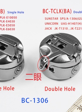 SUNSTAR日星花样机SPS/A-1306梭壳BC-TCLK(BA)梭壳 二孔