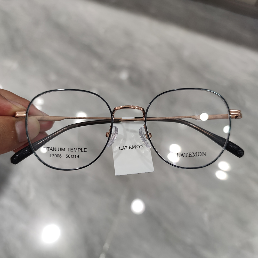 新款浪特梦镜框眼镜女L7006钛合