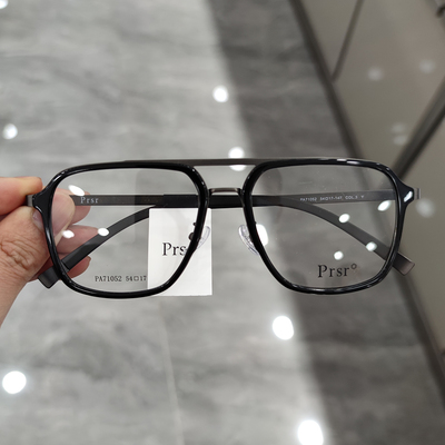 帕莎新款多边形prs眼镜框