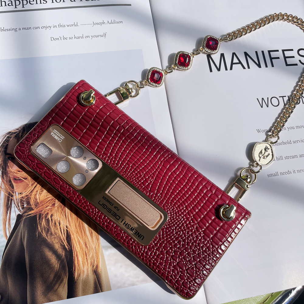 x2手机壳中轴铰链保护手提腕带链